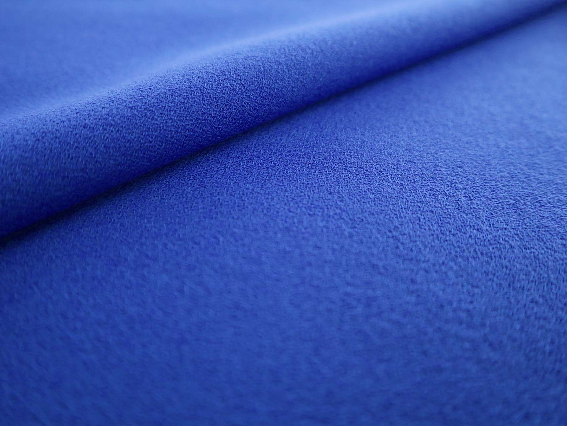 Italian Wool Crepe in Royal Blue