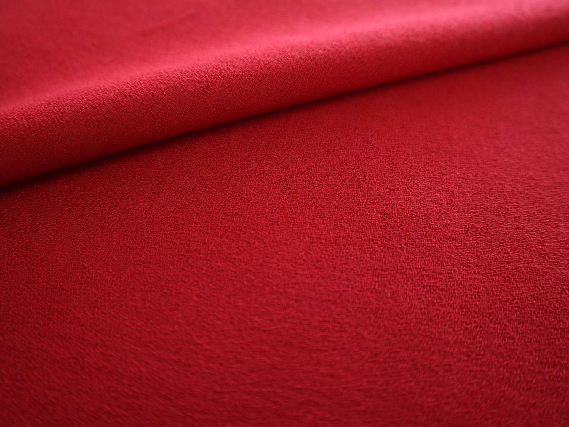 Italian Wool Crepe in Fire Brick
