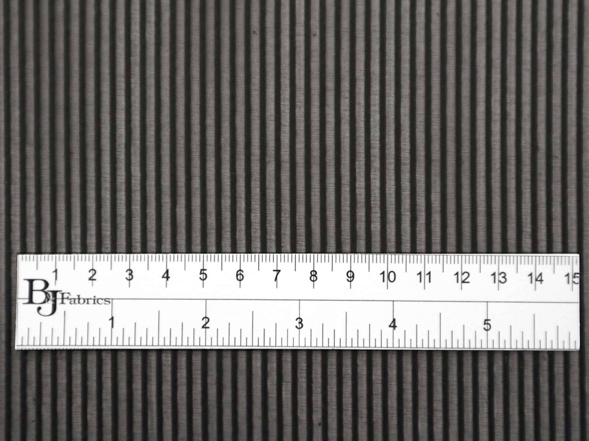 Silk Blend Ottoman Organza in Black