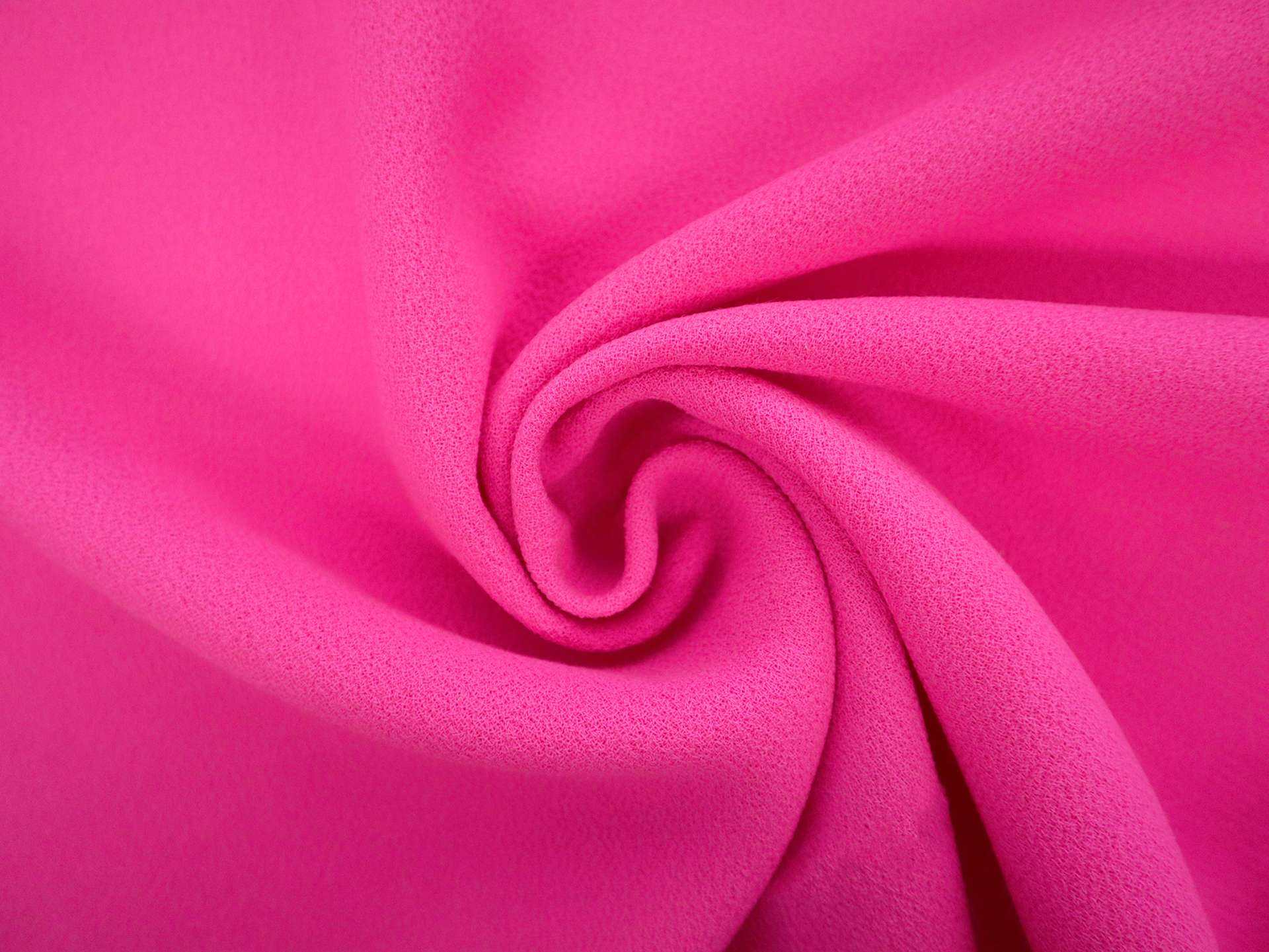 Italian Wool Double Crepe in Fuchsia