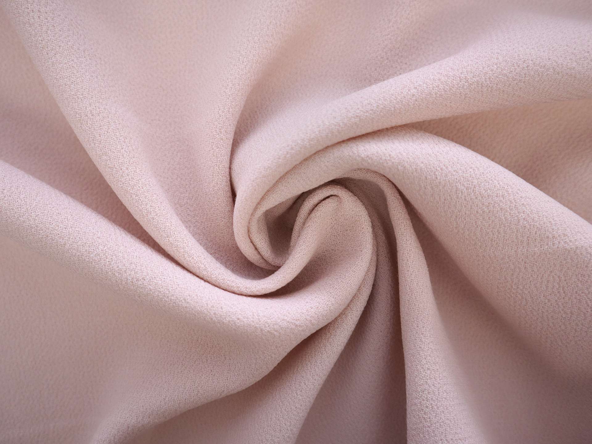 Italian Wool Double Crepe in Blush