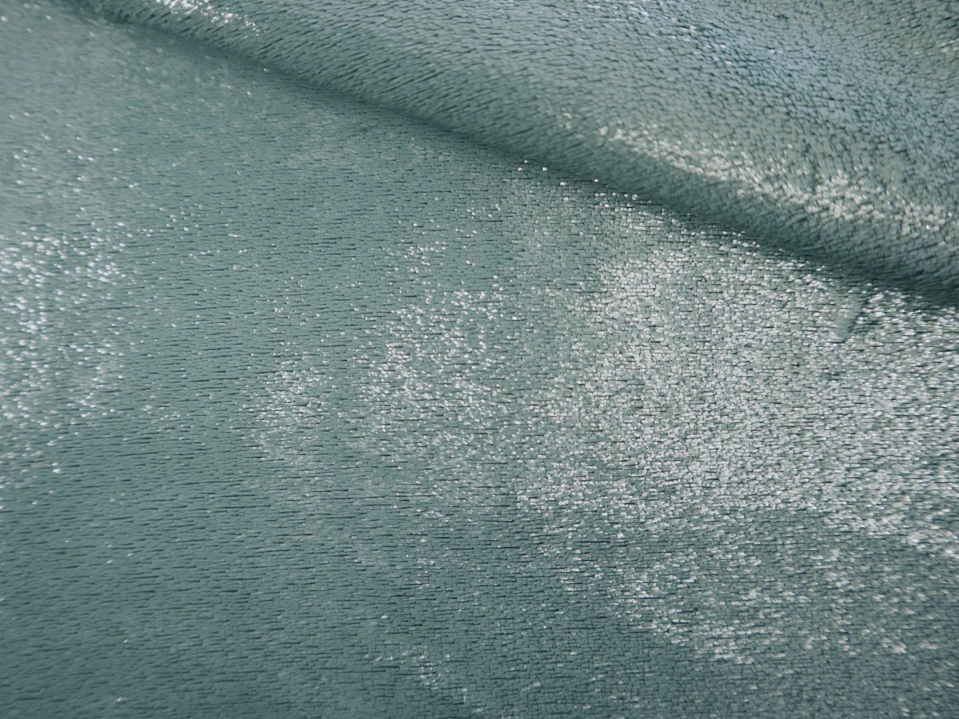 Silk Lurex Panné Velvet in Teal