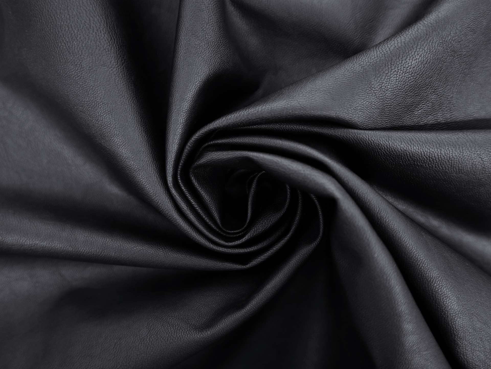 Faux Leather in Black