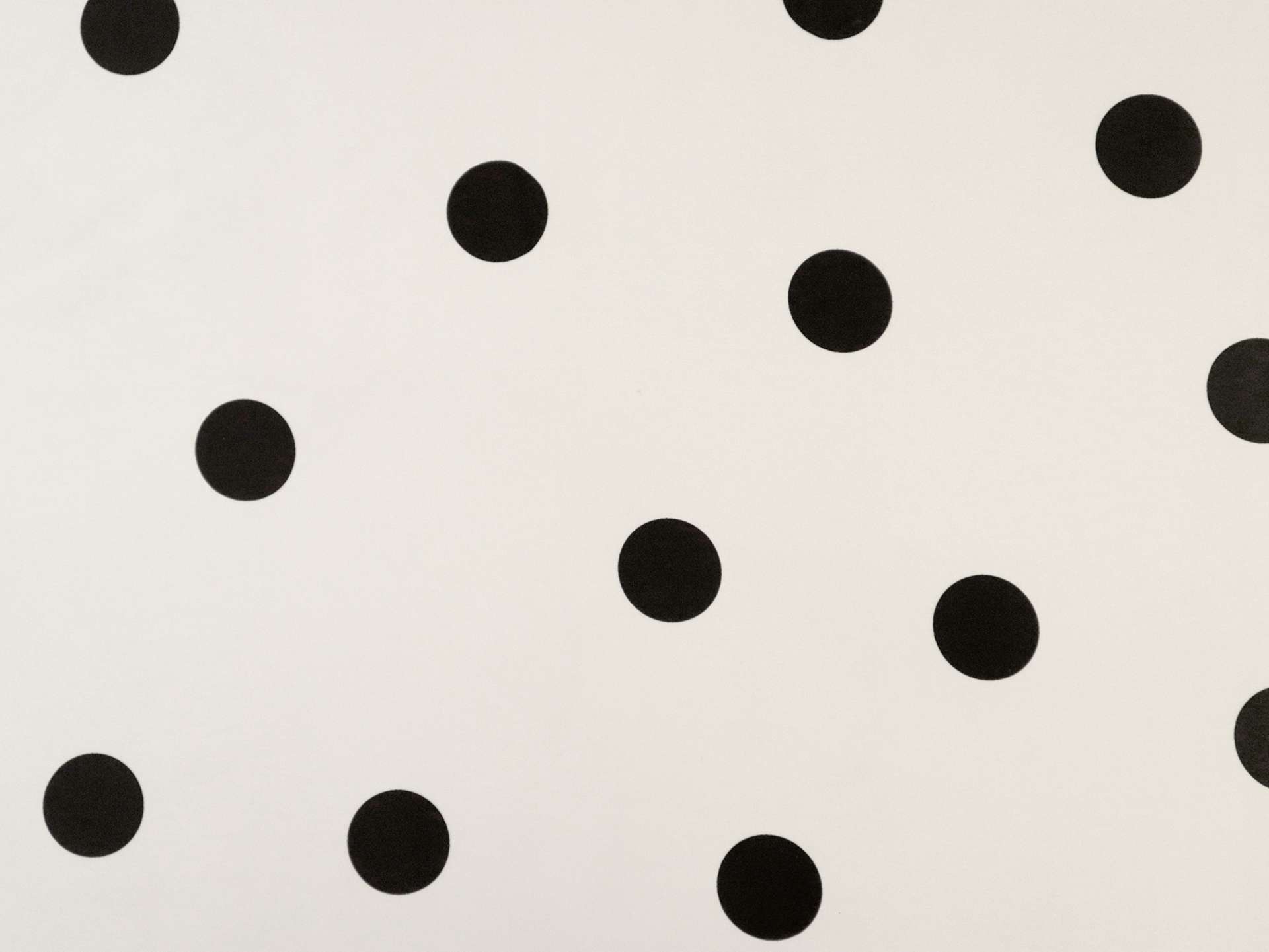 Polyester Liquid Look Satin with Large Polka Dots