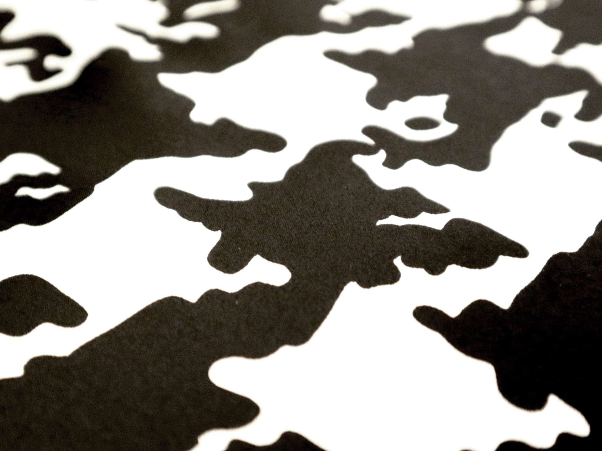Printed Silk Charmeuse with Houndstooth Pattern