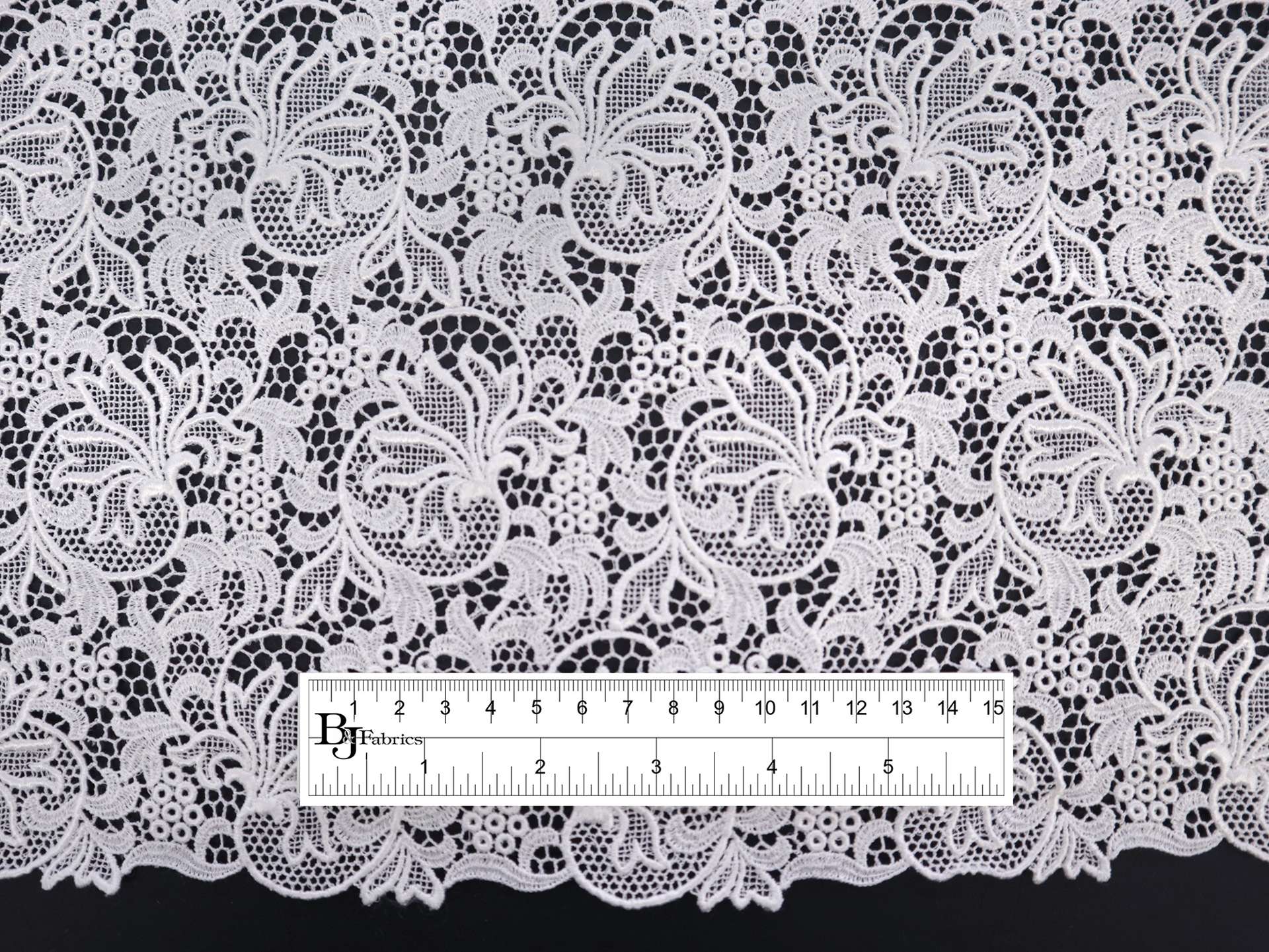Gupiure Lace in White