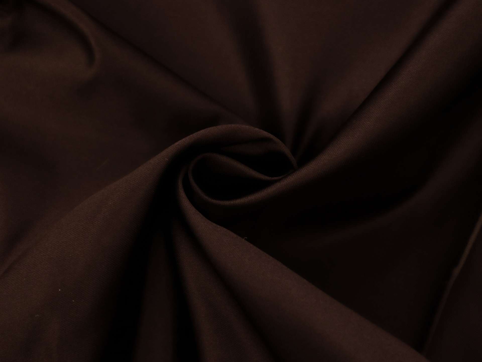 Silk and Rayon Duchesse Satin in Brown