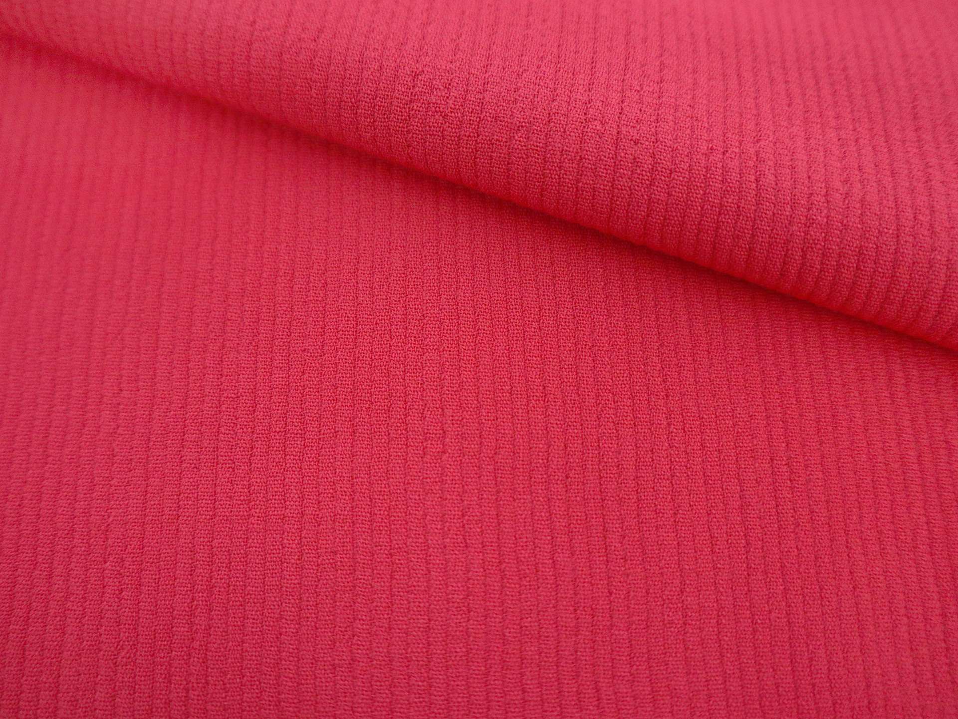 Wool Ottoman in Ruby Red