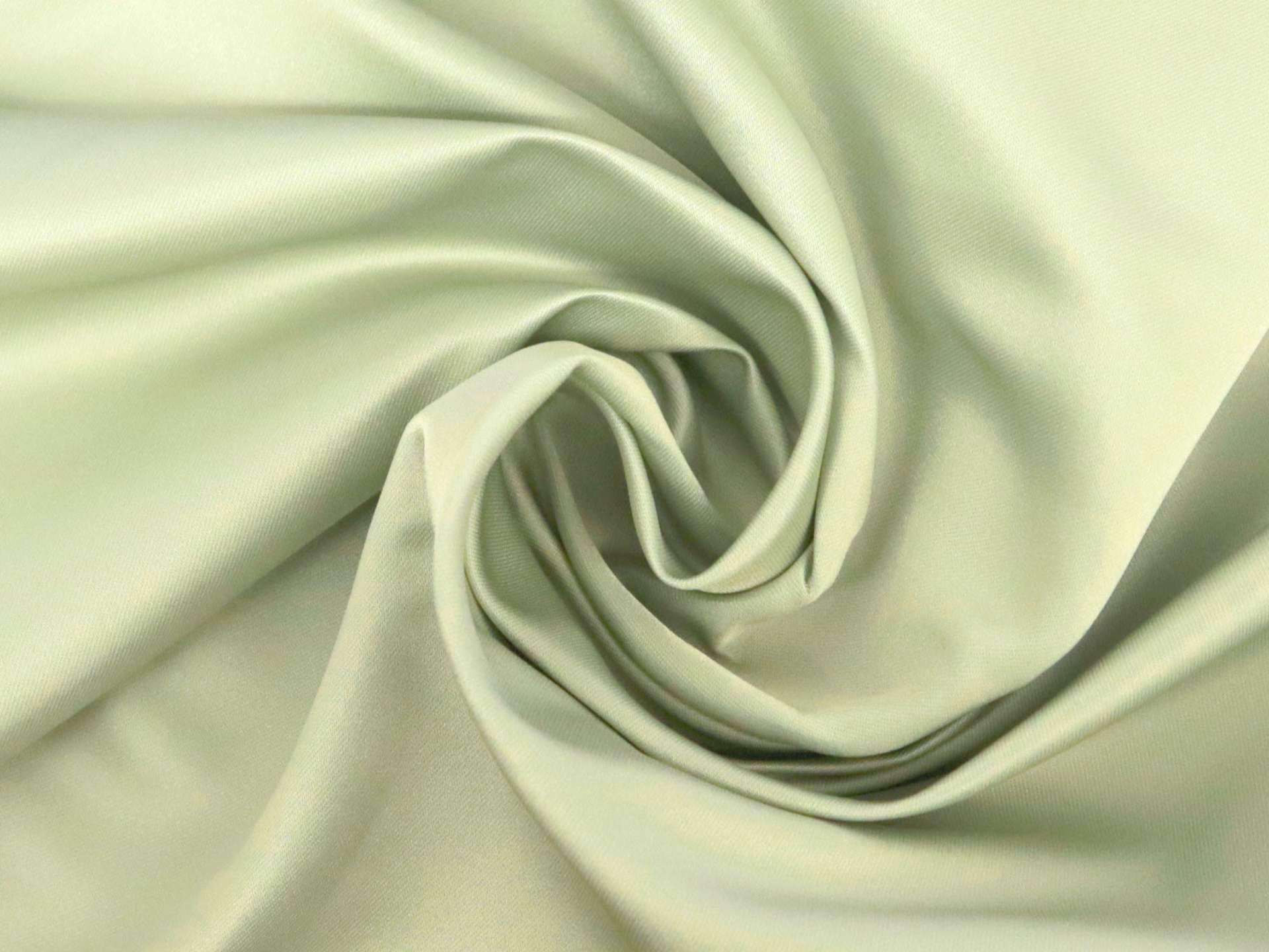 Silk and Rayon Duchesse Satin in Mint