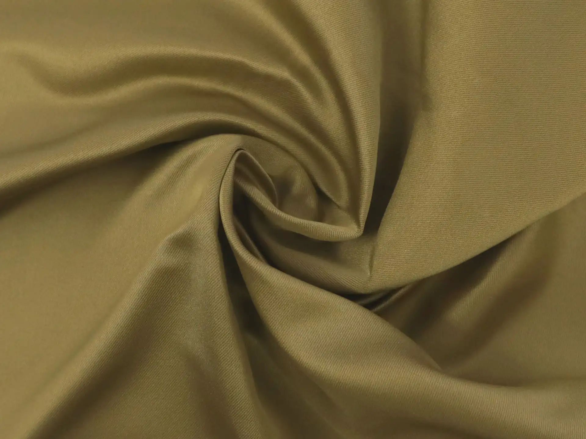 Silk and Rayon Duchesse Satin in Antique Gold