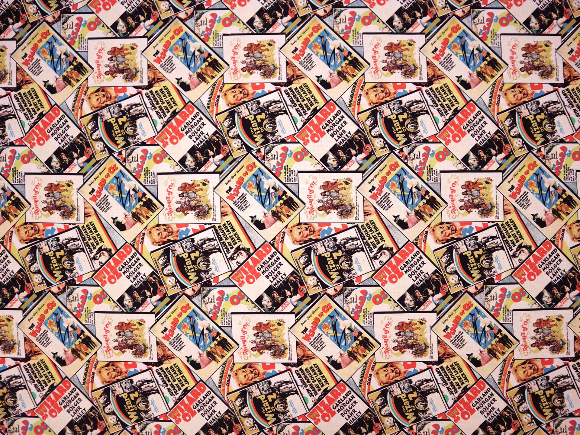 Cotton Broadcloth with Wizard of Oz Print