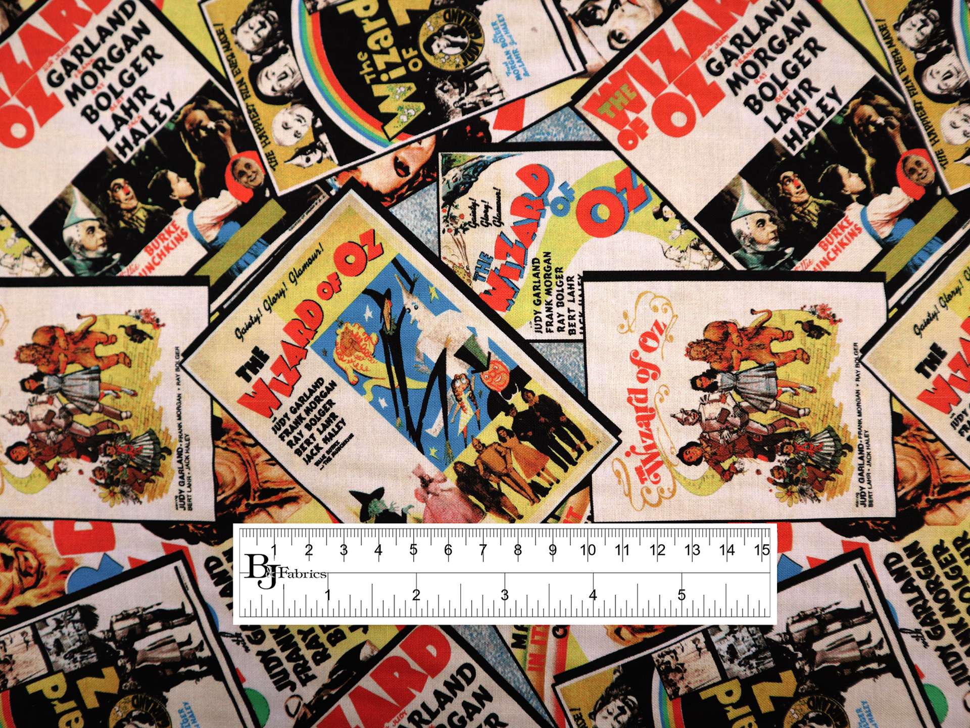 Cotton Broadcloth with Wizard of Oz Print