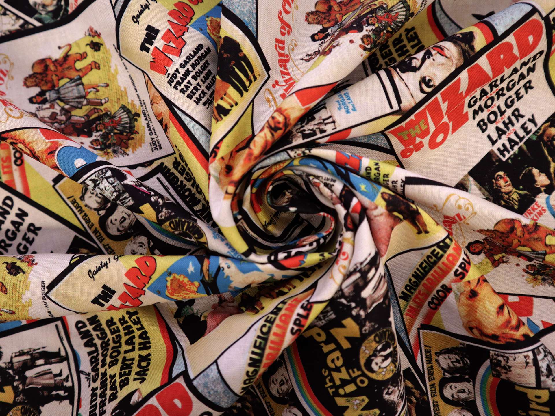 Cotton Broadcloth with Wizard of Oz Print