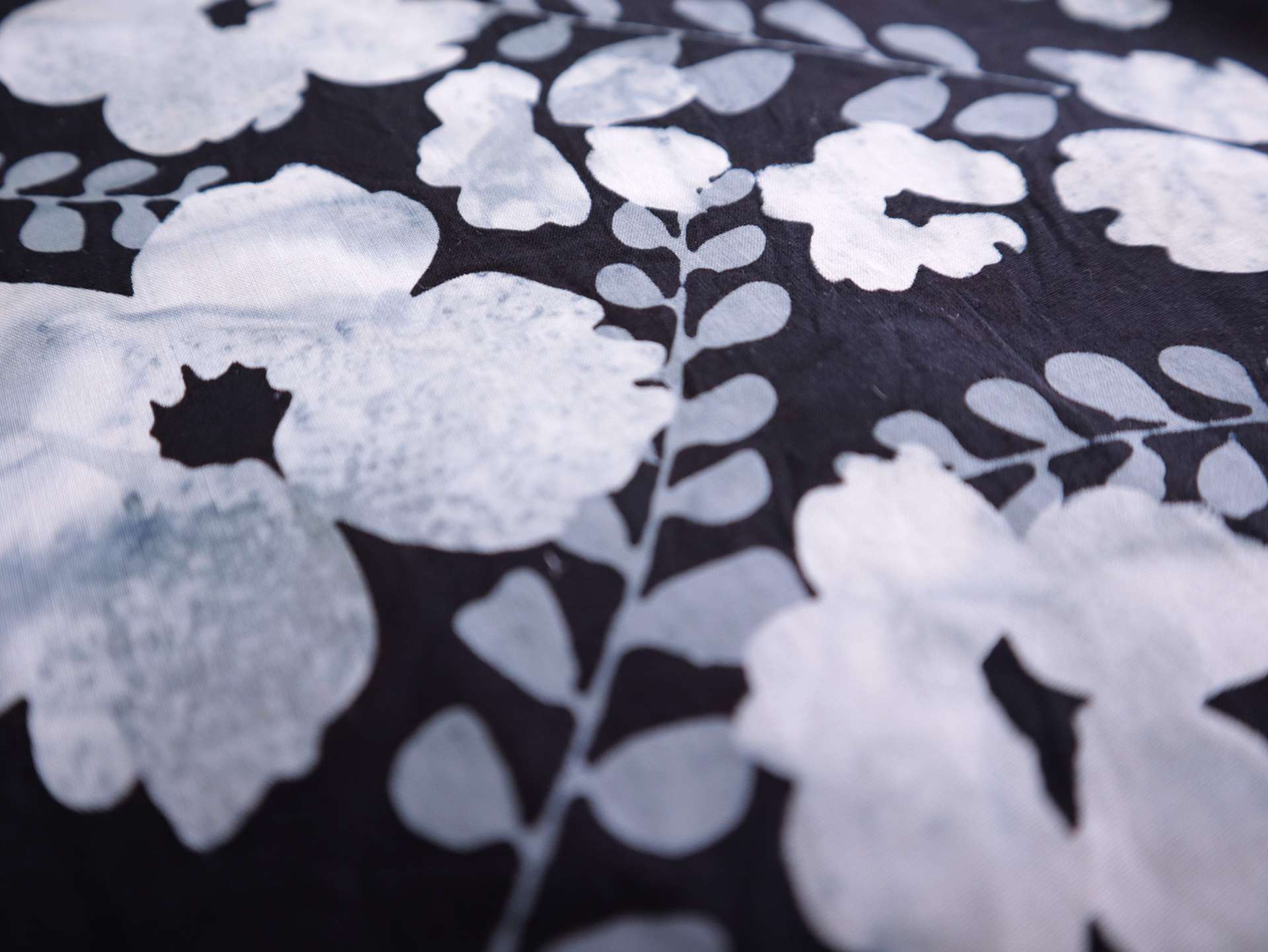 Cotton Batik with Floral Print