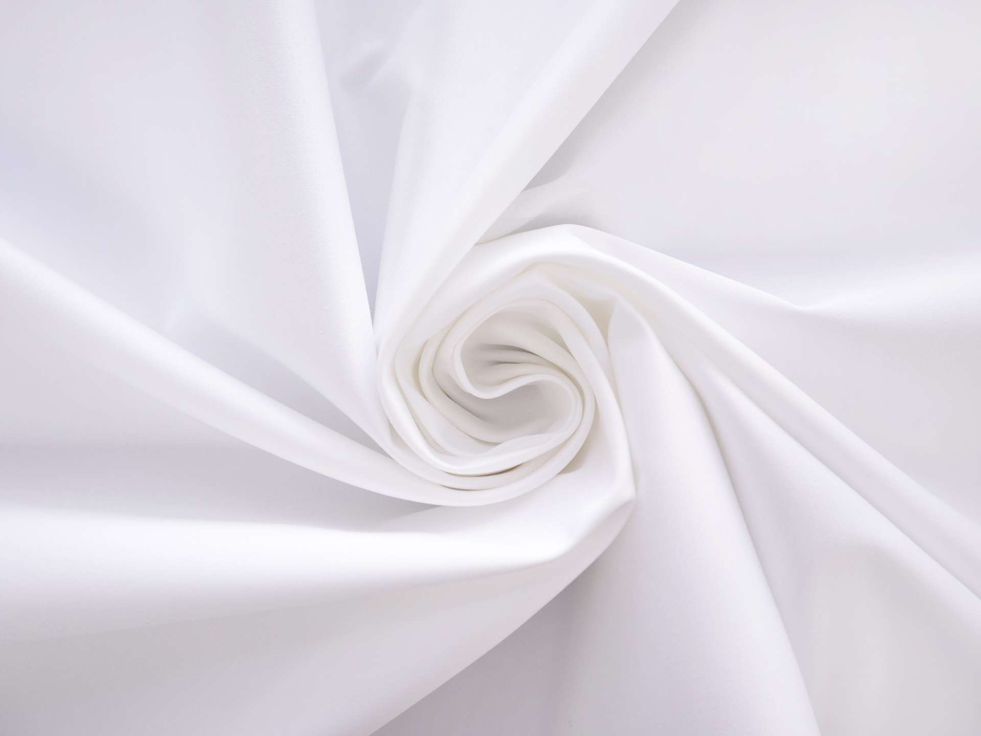 Heavy Cotton Satin in White