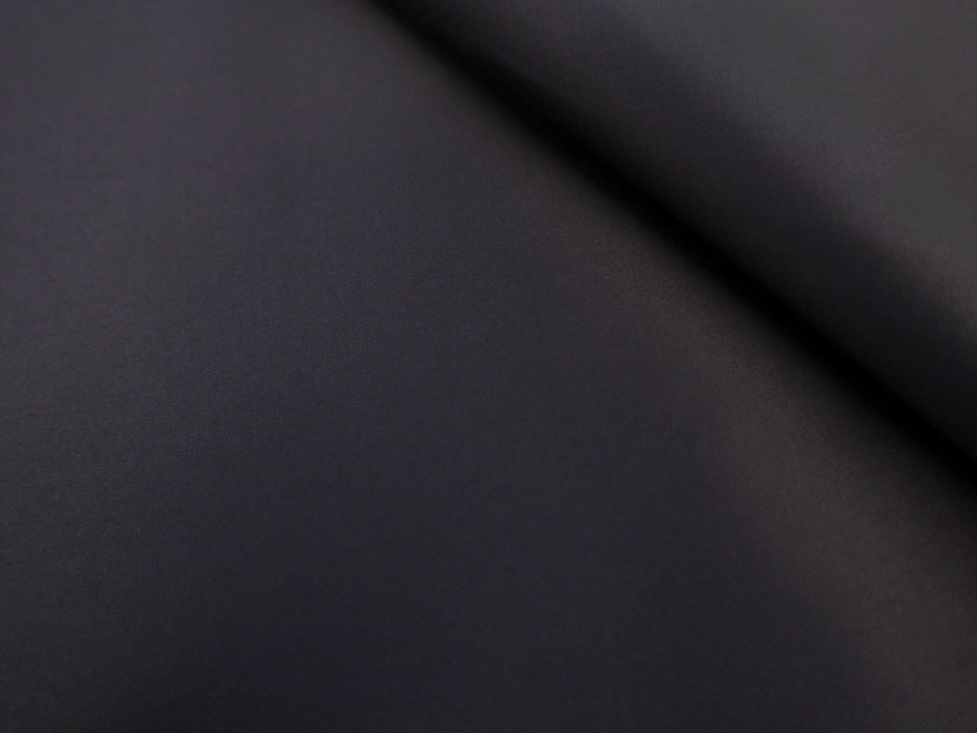 Heavy Cotton Satin in Black