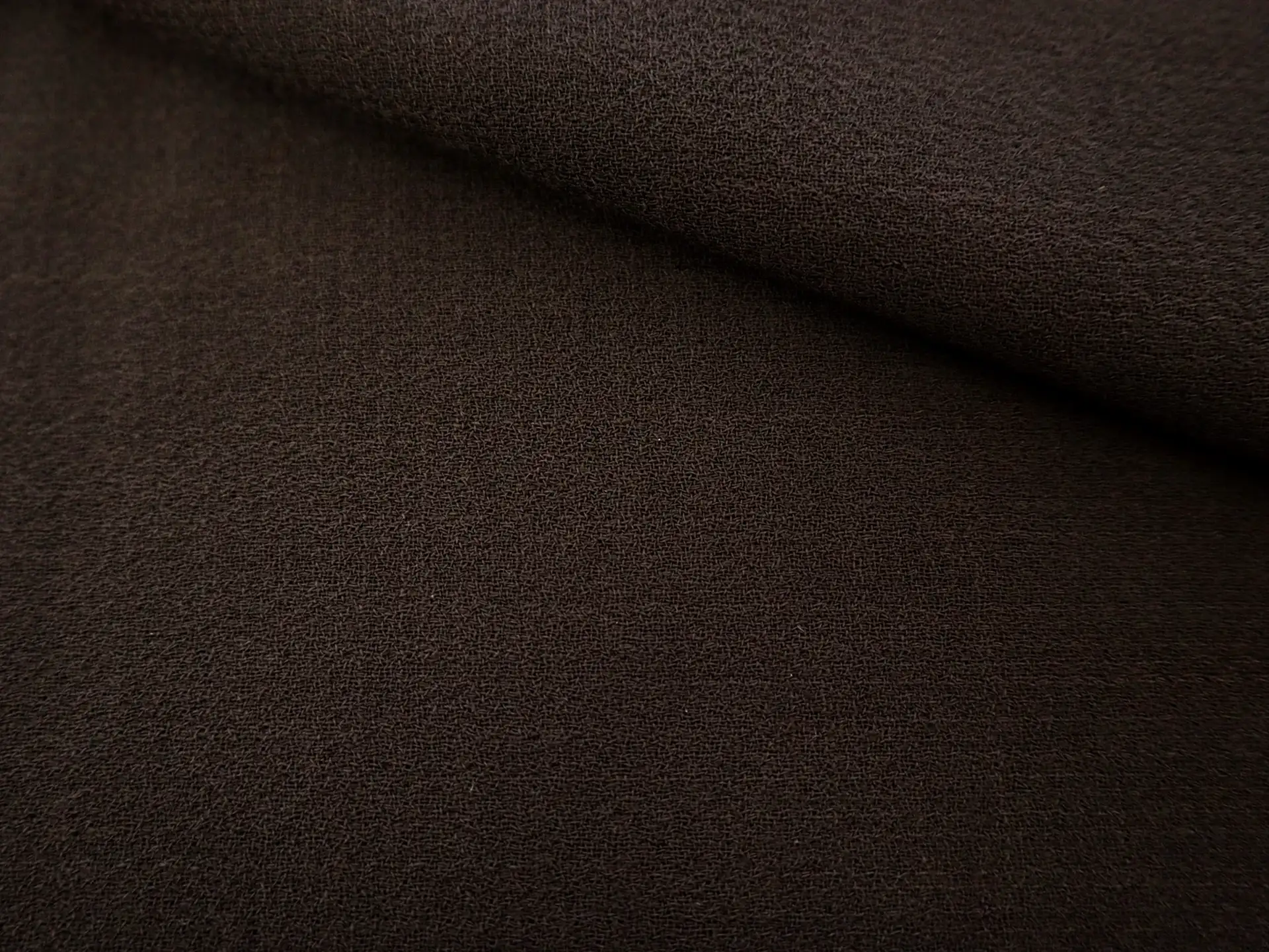 Italian Wool Double Crepe in Mud