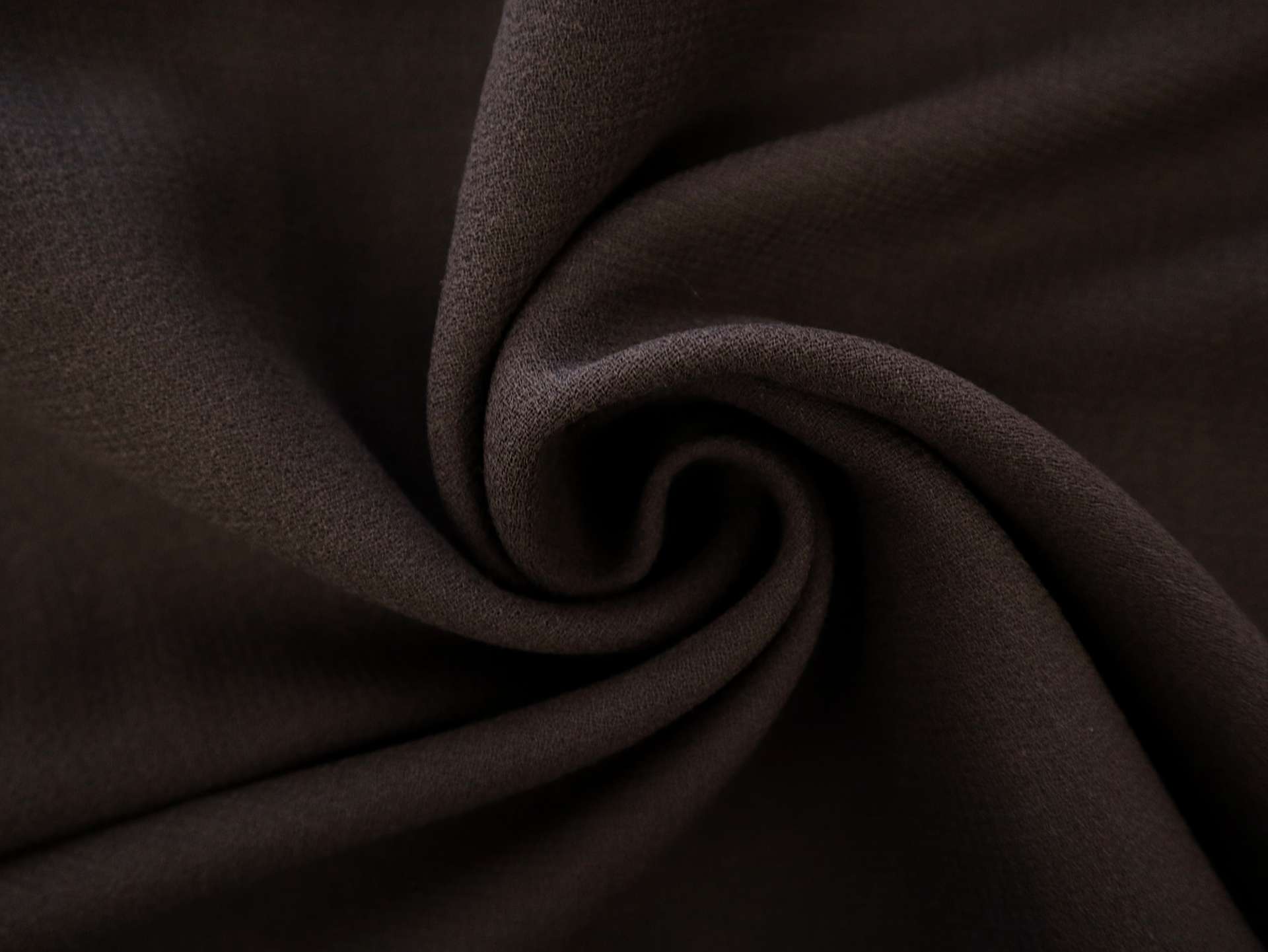 Italian Wool Double Crepe in Mud