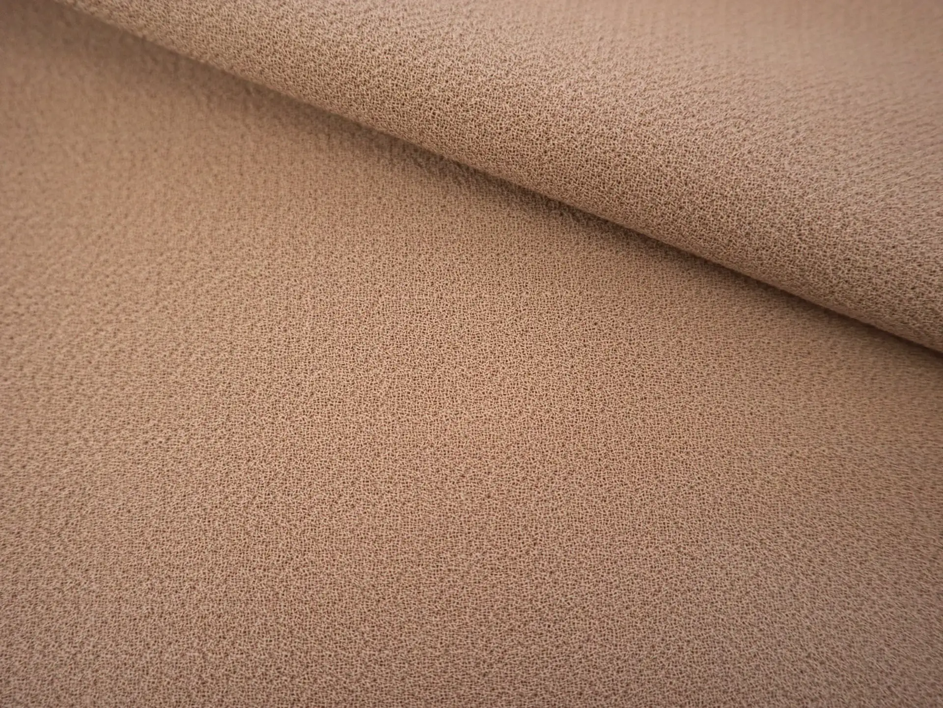 Italian Wool Double Crepe in Nude
