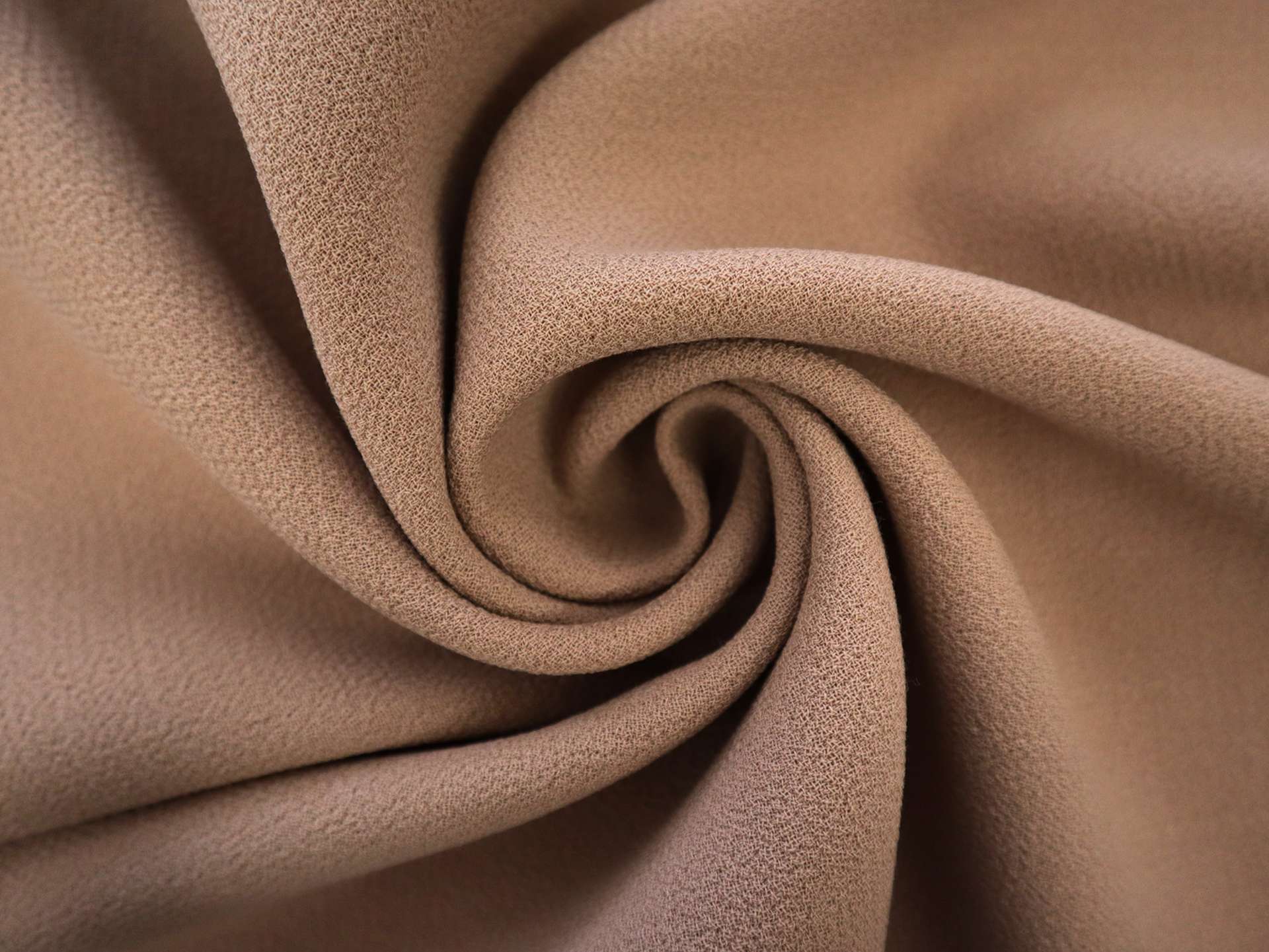 Italian Wool Double Crepe in Nude