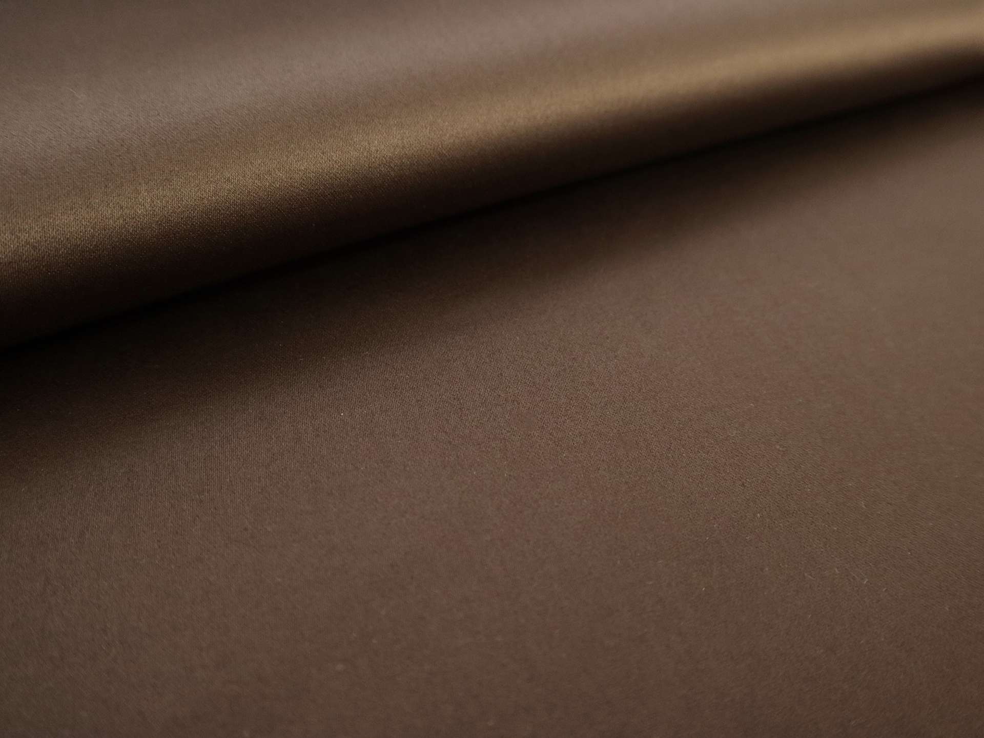 Heavy Cotton Satin in Brown
