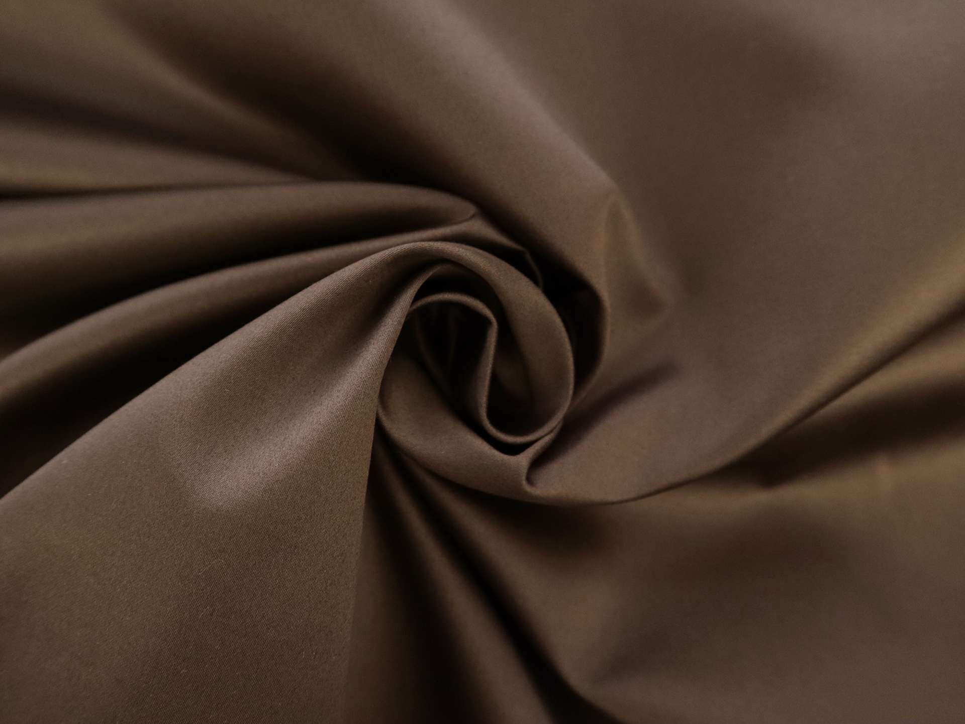 Heavy Cotton Satin in Brown