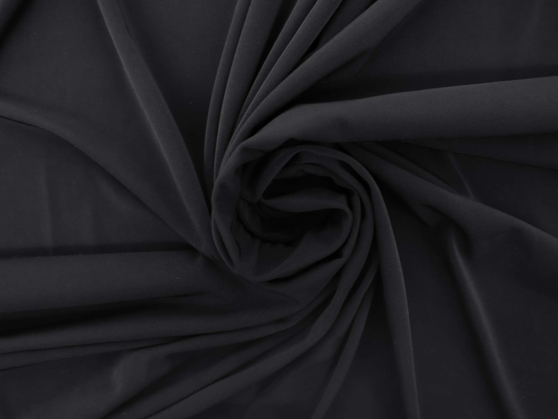 Static Free Polyester Lycra Jersey Lining in Black