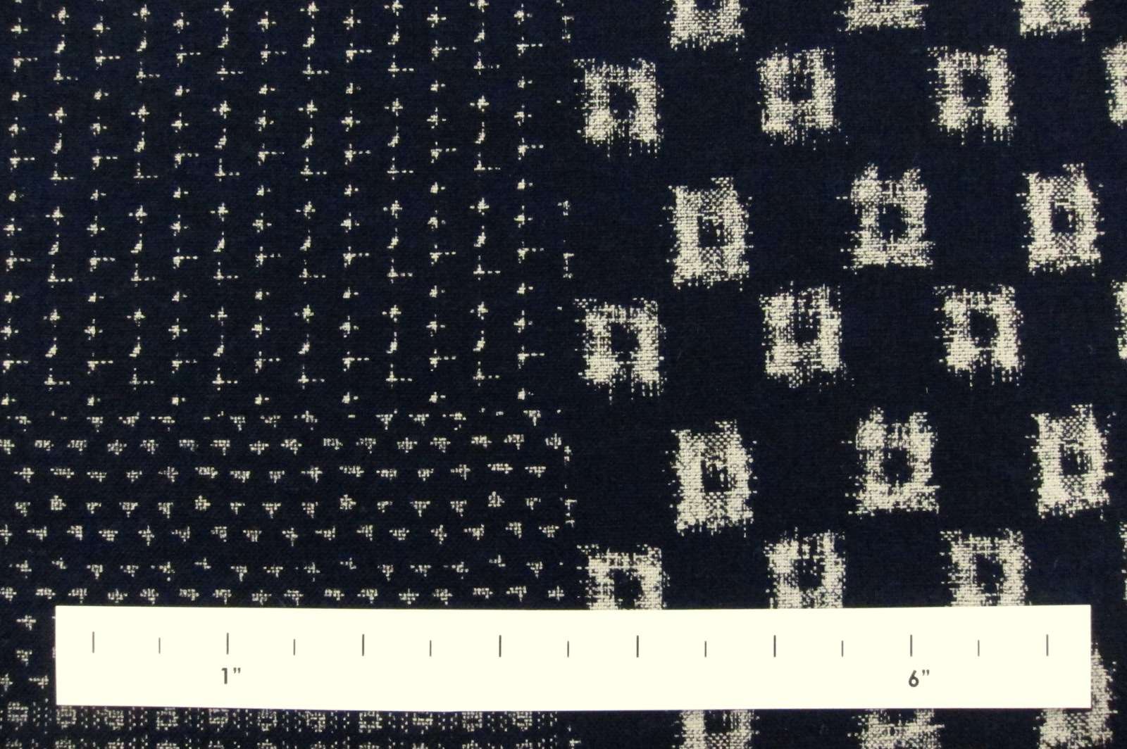  Japanese Cotton Print in Indigo Patchwork