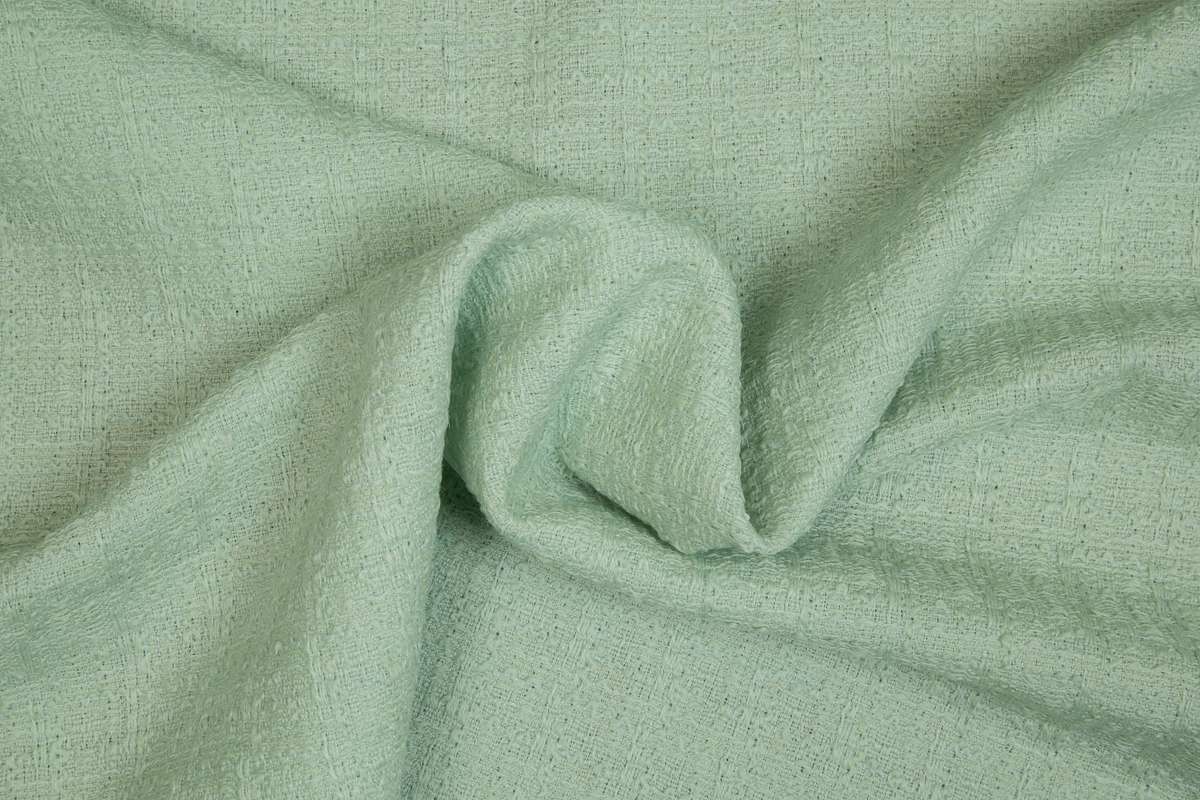 Couture Wool Tweed in Mint