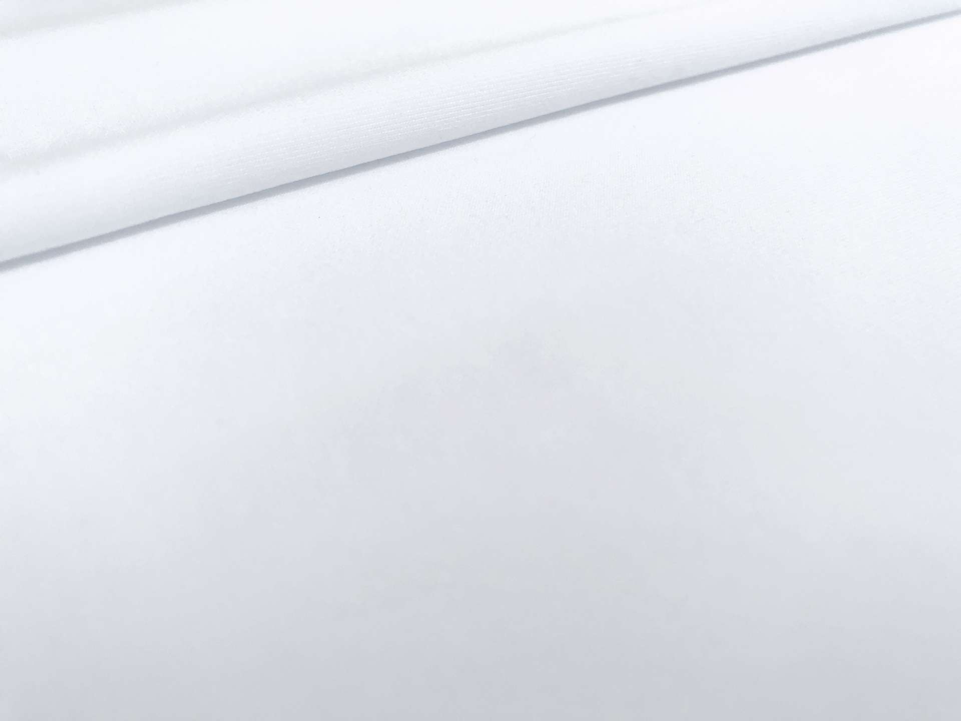 Static Free Poly Blend Jersey Lining in Optic White