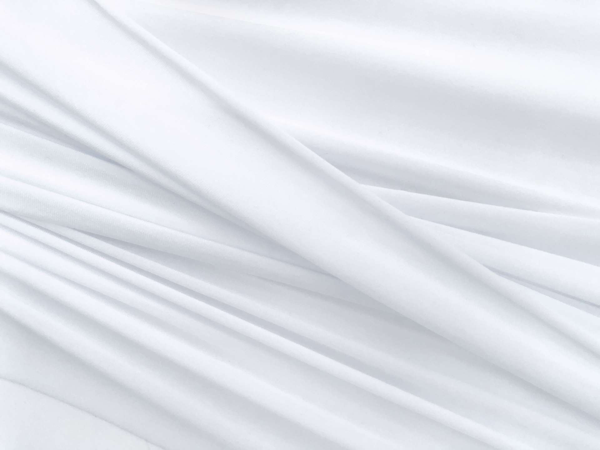 Static Free Poly Blend Jersey Lining in Optic White