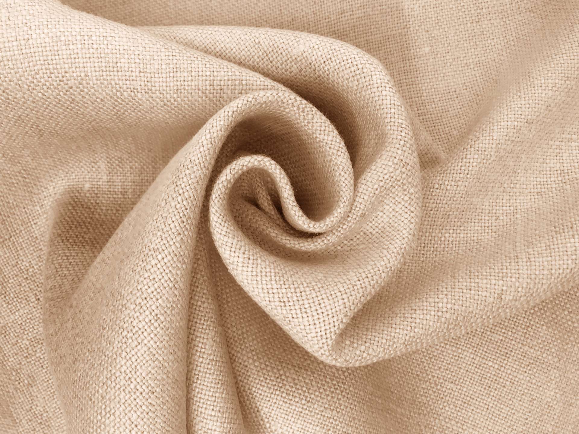Belgian Sanforized Upholstery Linen in Sand
