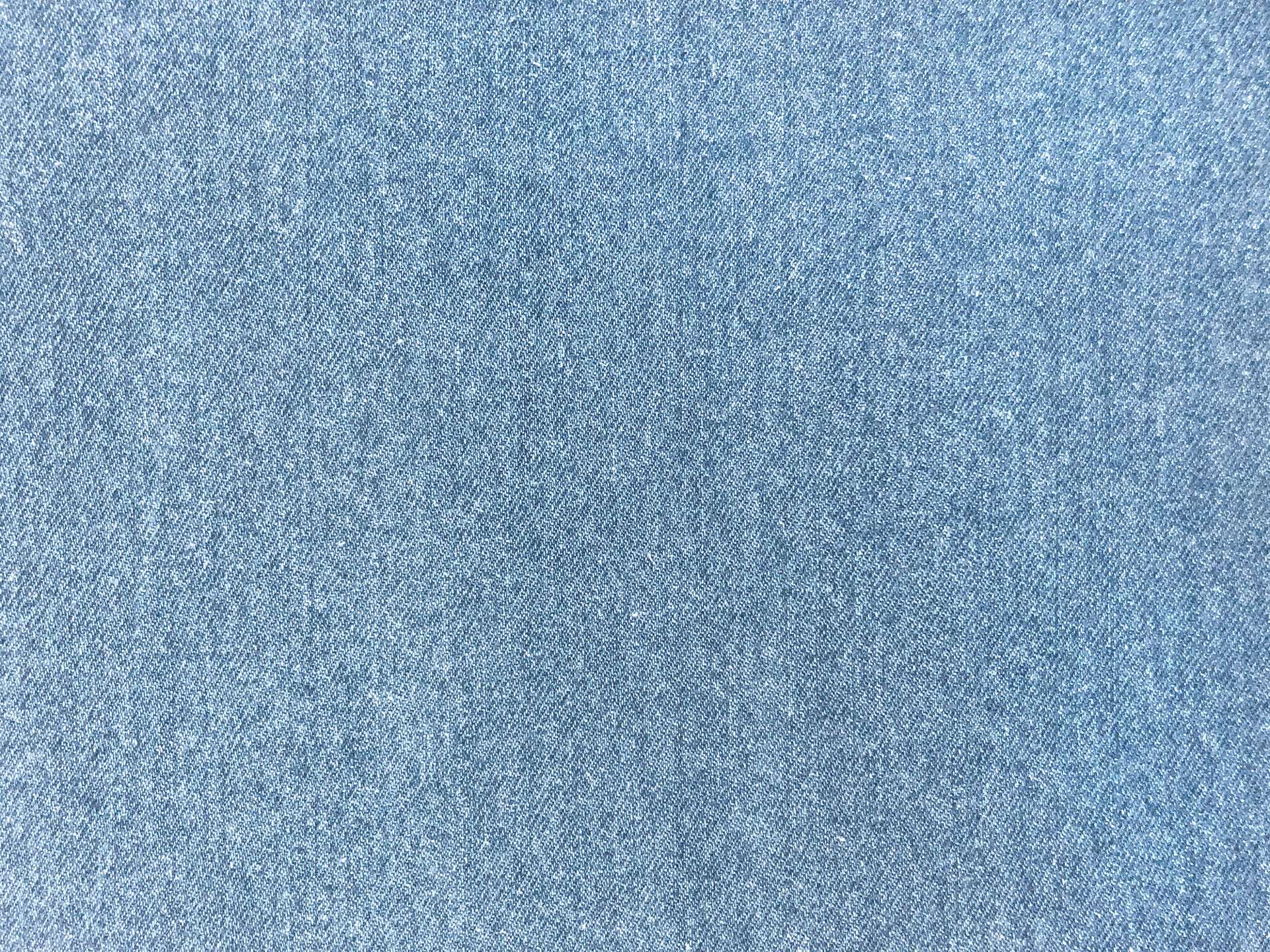 12 oz Washed Cotton Denim in Light Indigo