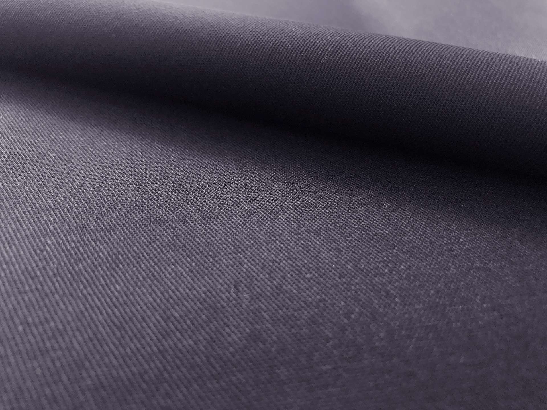 Polyester & Cotton Twill in French Blue