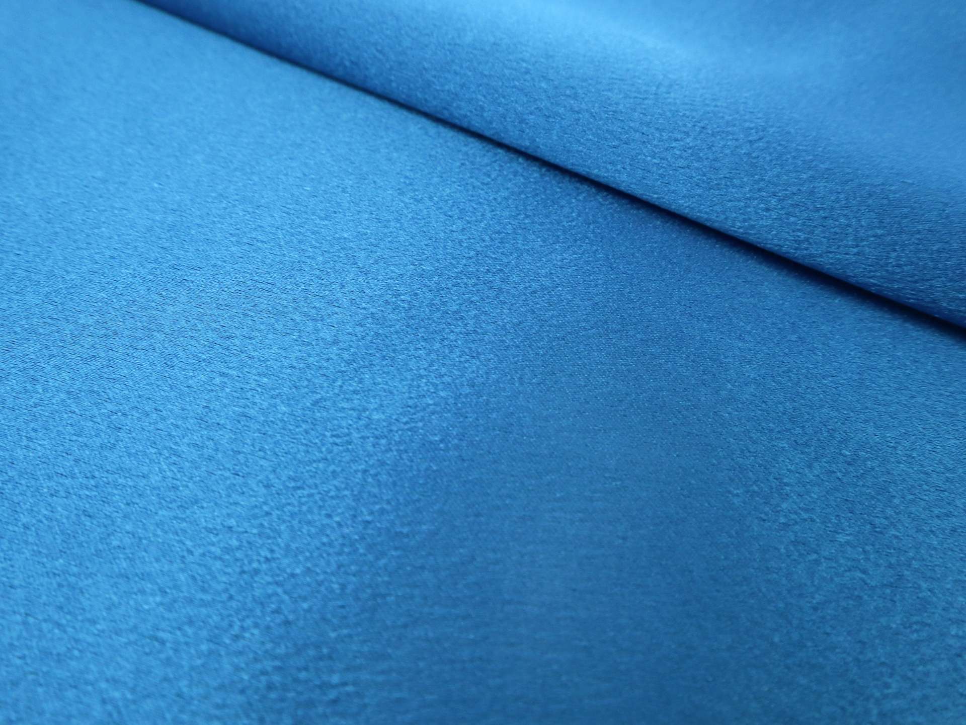Polyester Crepe Back Satin in Sapphire