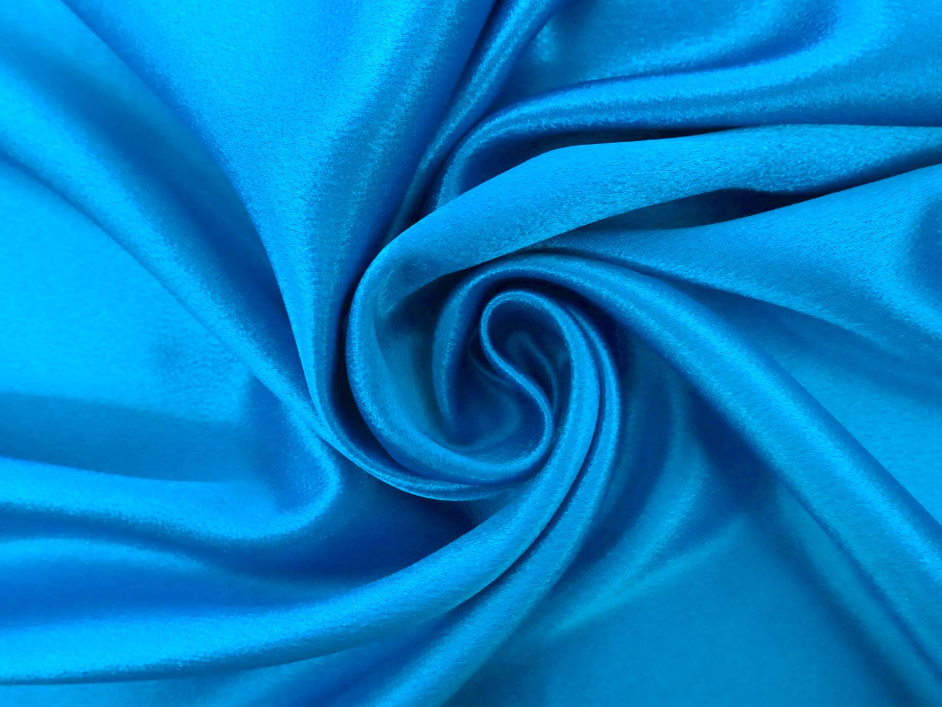 Polyester Crepe Back Satin in Sapphire