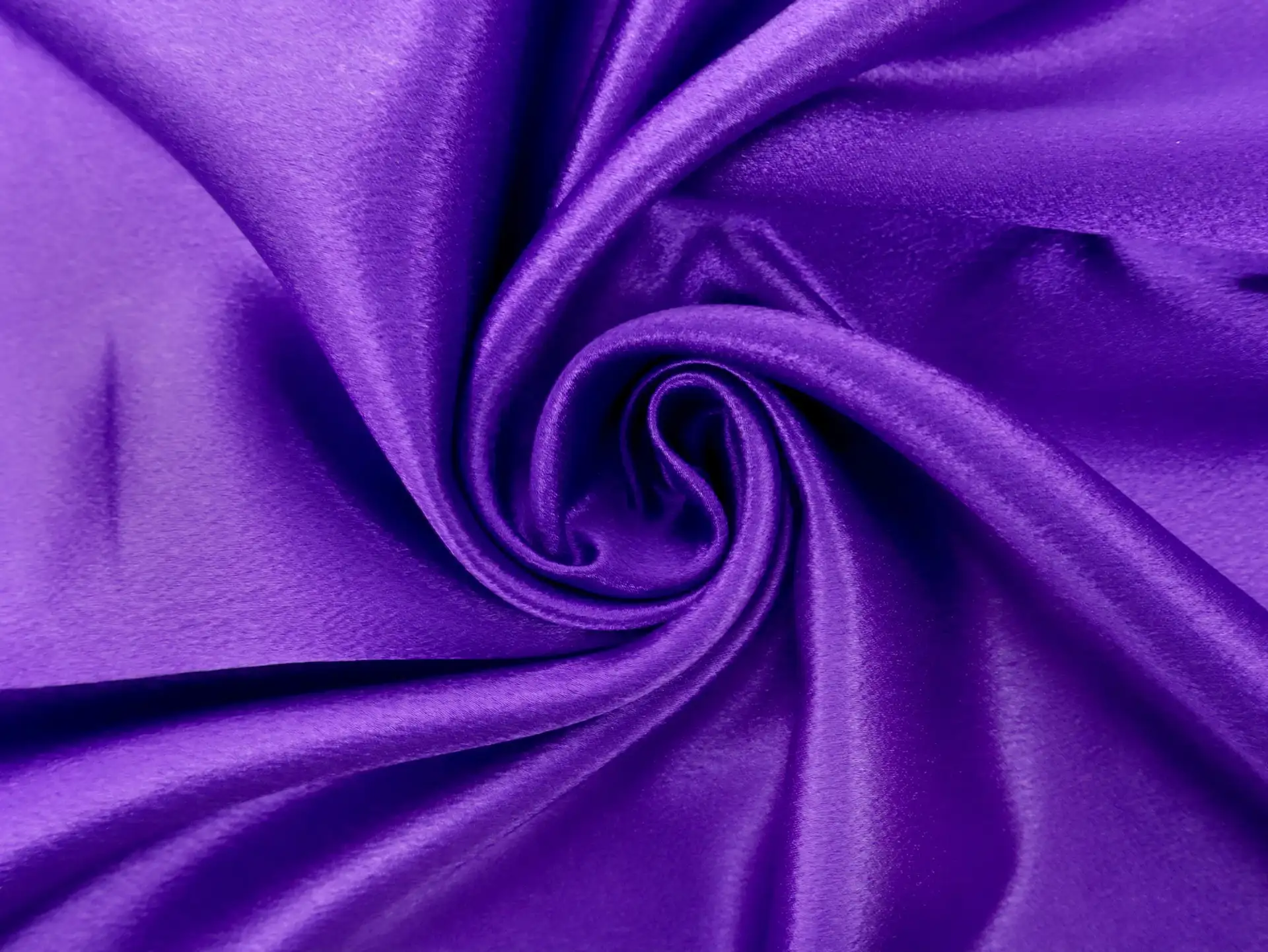 Polyester Crepe Back Satin in Purple