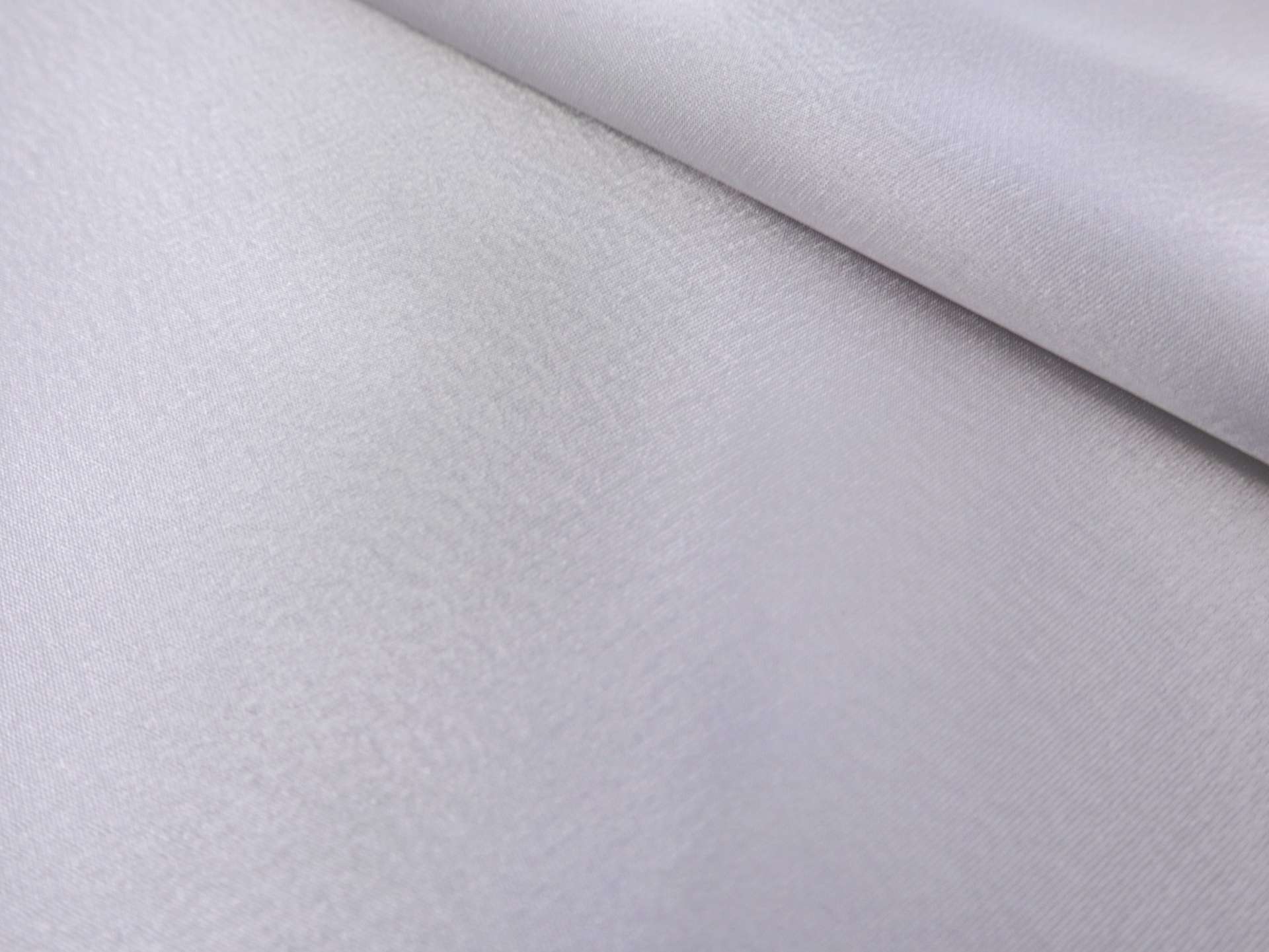 Polyester Crepe Back Satin in Silver