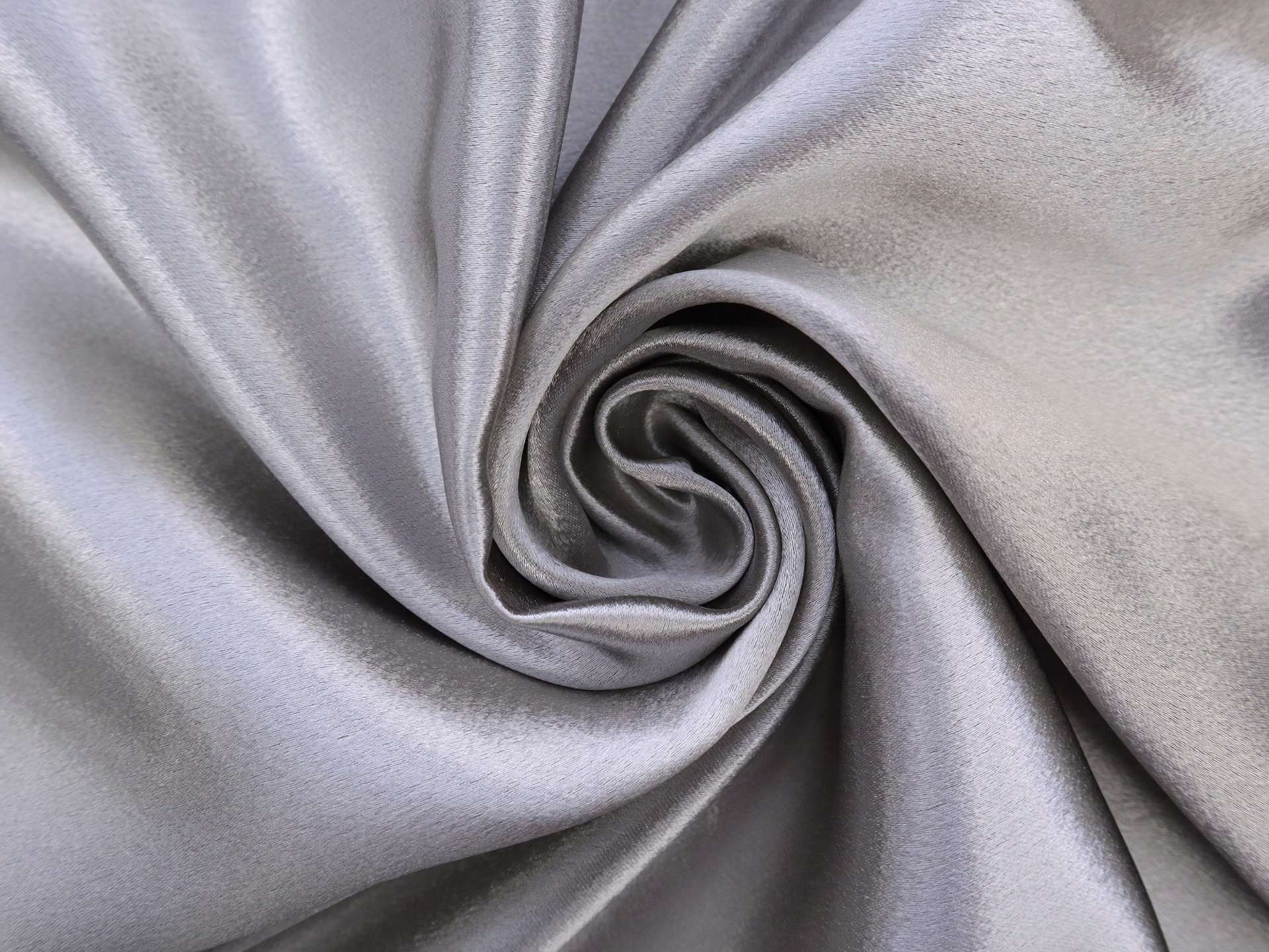 Polyester Crepe Back Satin in Grey