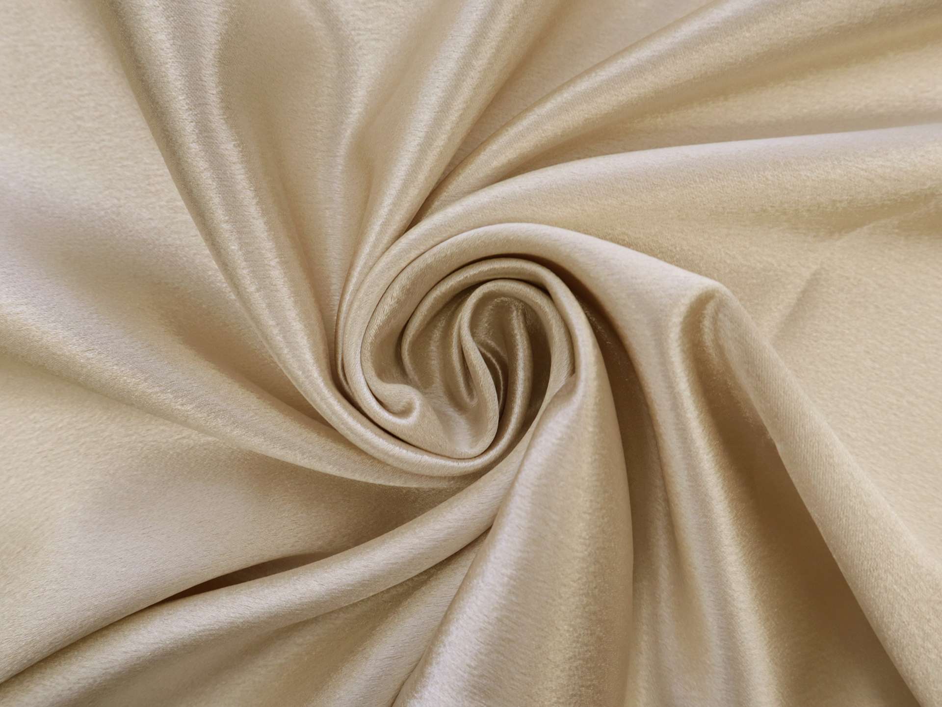Polyester Crepe Back Satin in Ecru