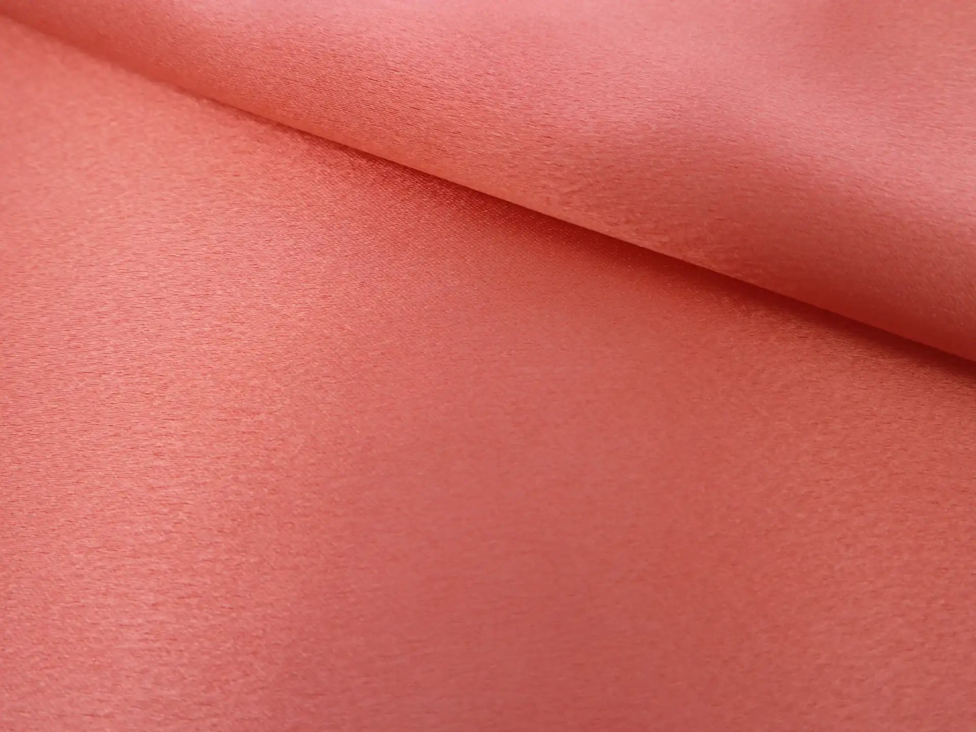 Polyester Crepe Back Satin in Coral