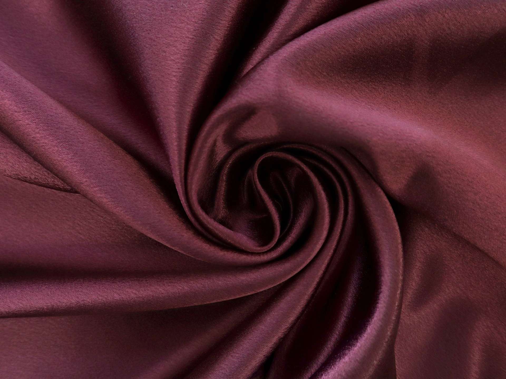 Polyester Crepe Back Satin in Wine