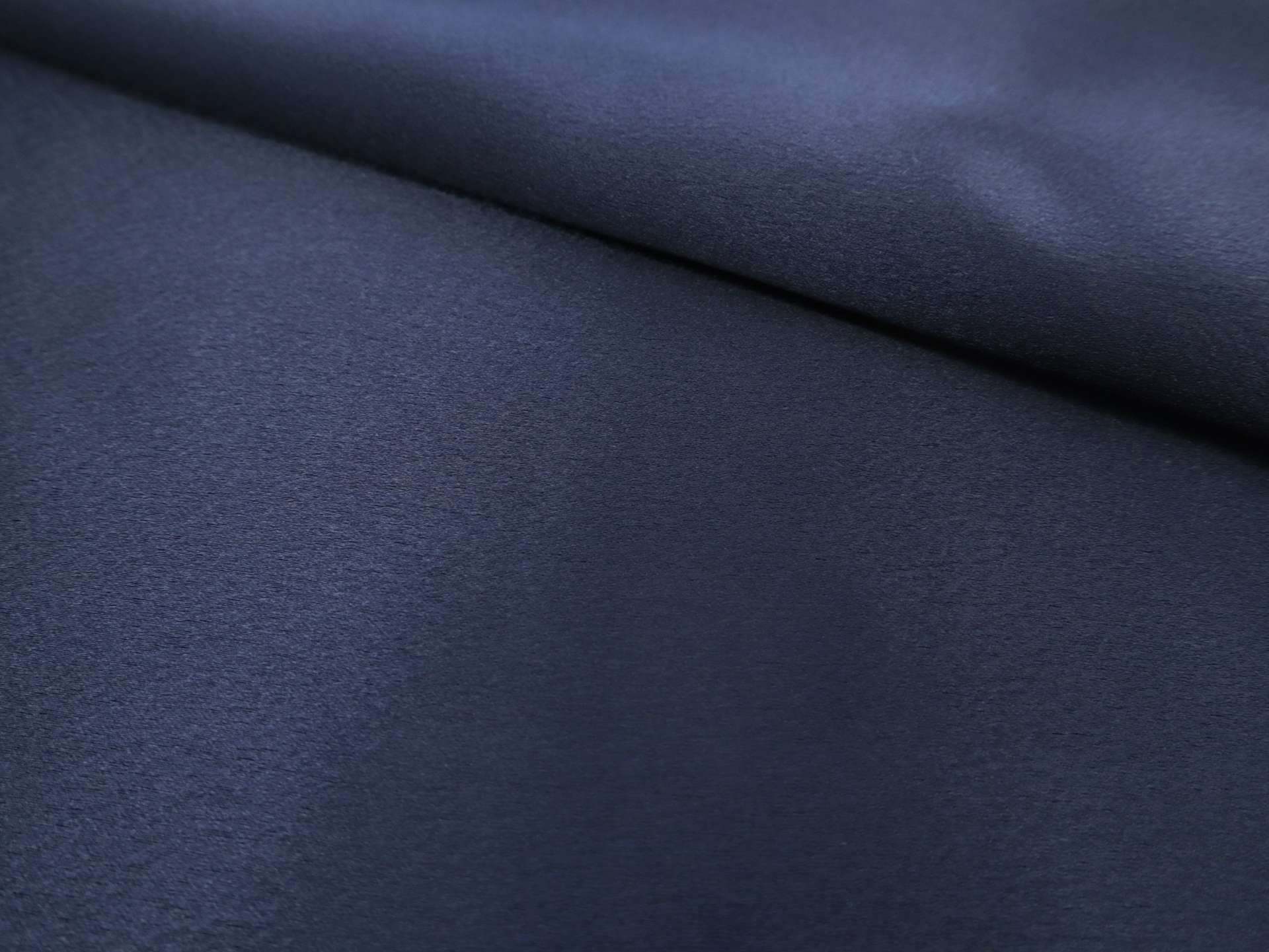 Polyester Crepe Back Satin in Midnight Navy