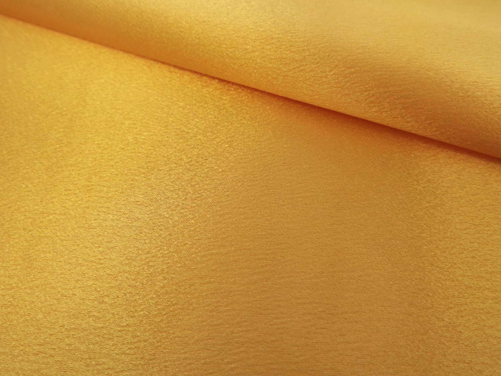 Polyester Crepe Back Satin in Canary Yellow