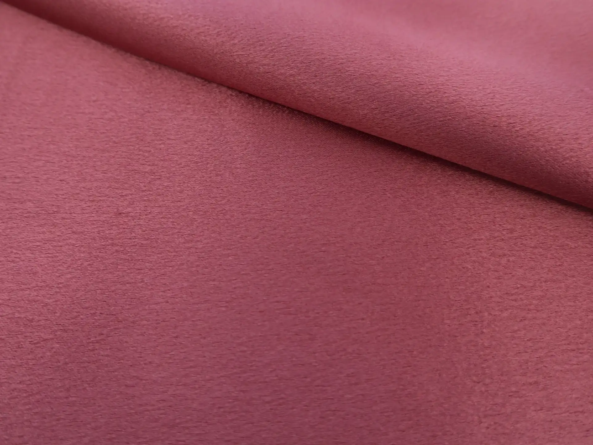 Polyester Crepe Back Satin in Cranberry
