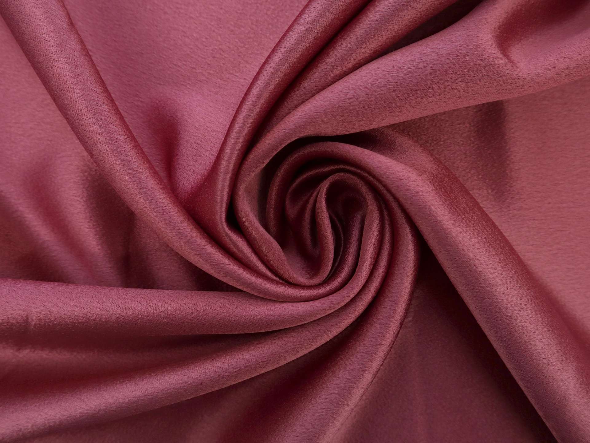 Polyester Crepe Back Satin in Cranberry