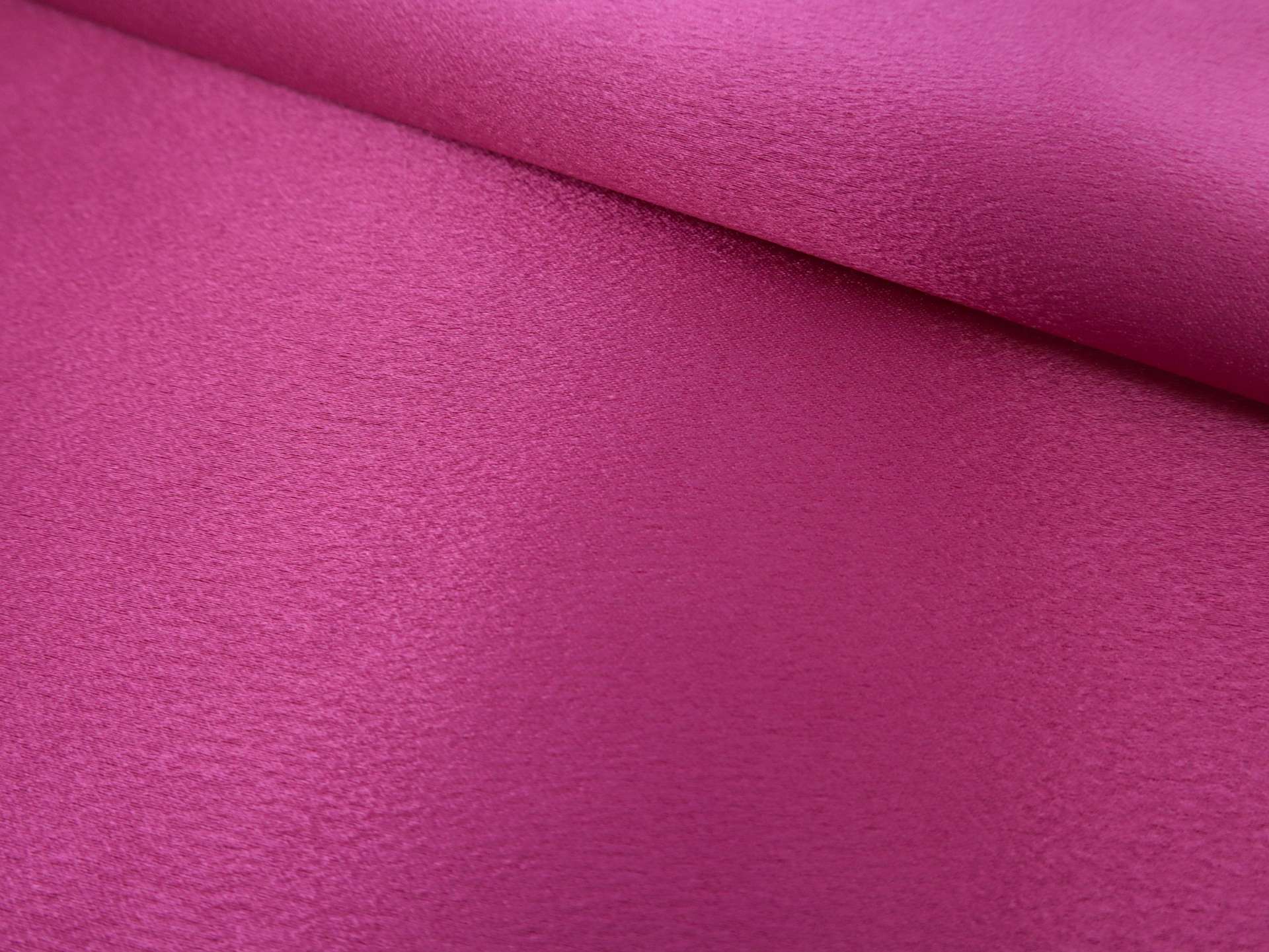 Polyester Crepe Back Satin in Fuchsia 