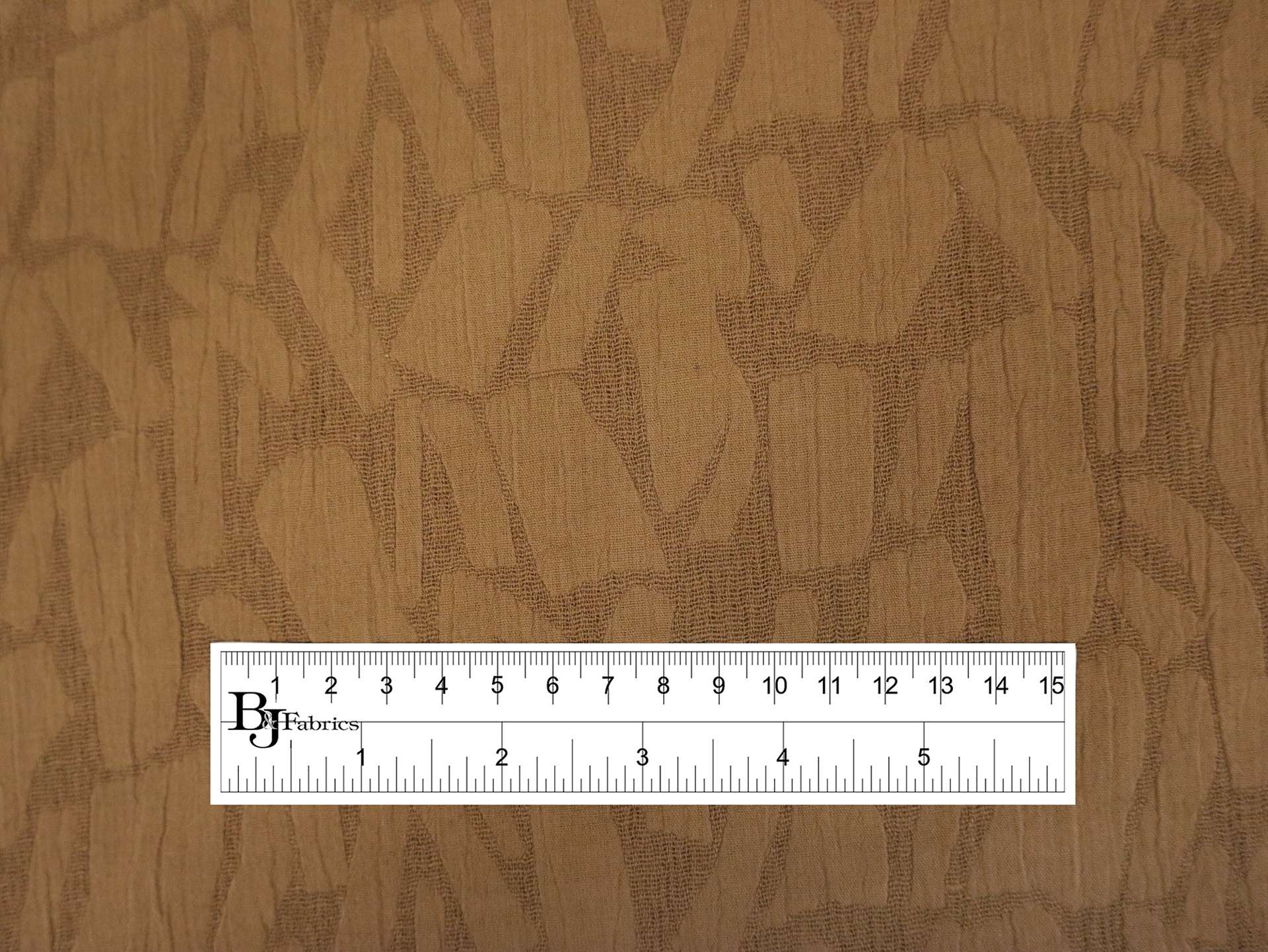 Cotton Blend Doublefaced Brocade in Toffee