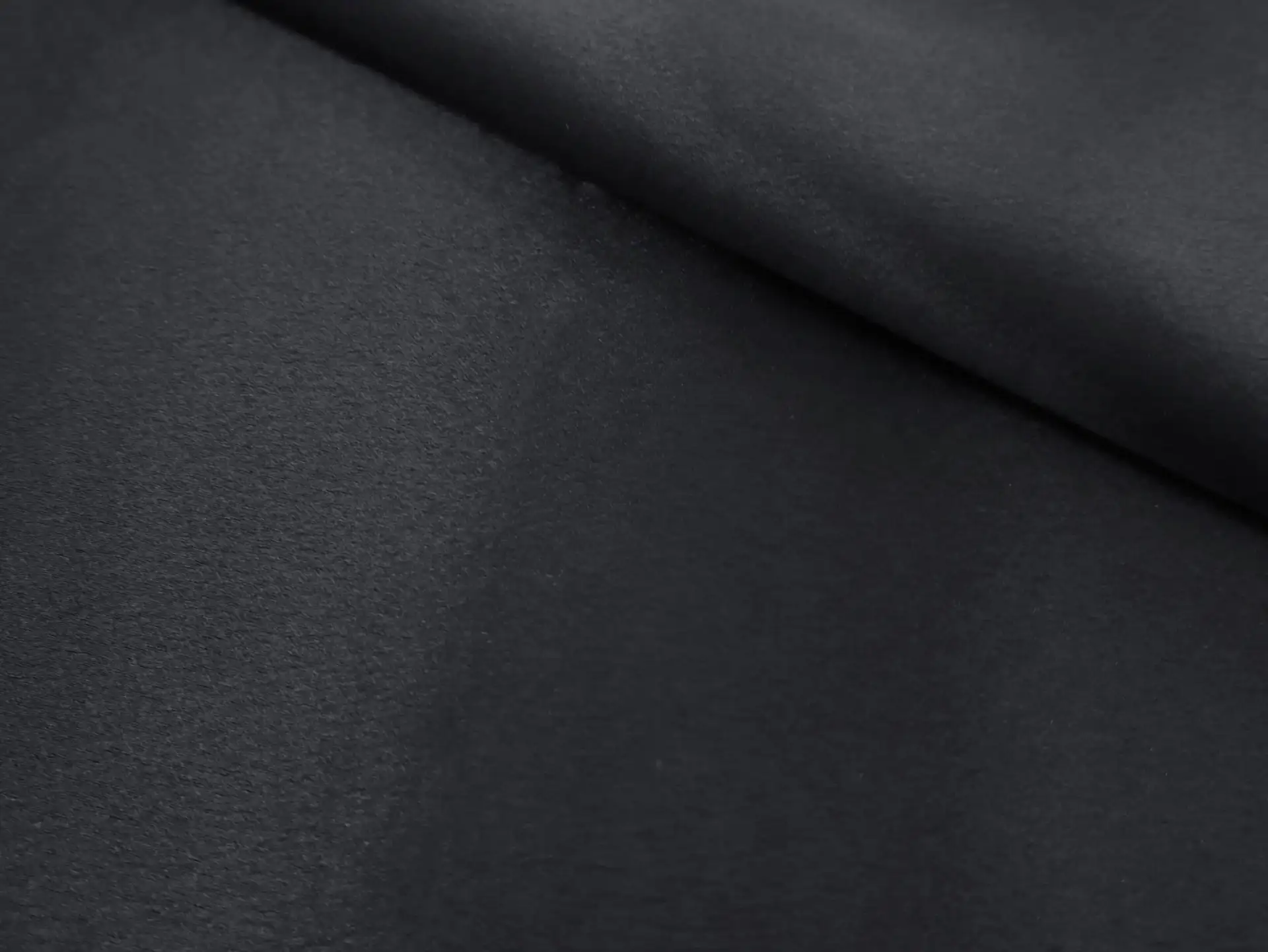 Polyester Crepe Back Satin in Black