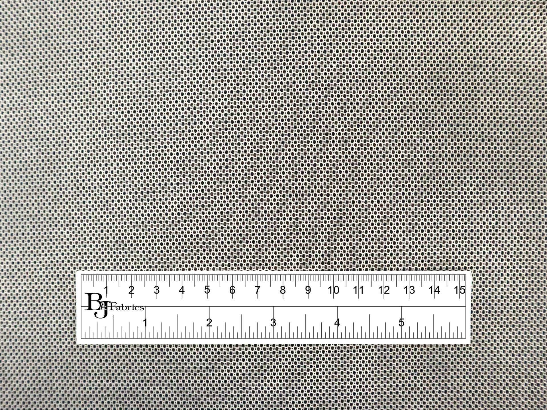 Cotton and Linen with Microdots in Brown and Black